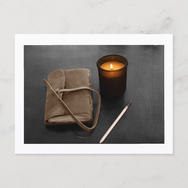 Cartão Postal Write to Dream by Approachable Wolf J. H. Thornton (Frente)