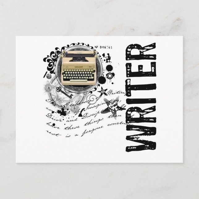 Cartão Postal Writer Alchemy (Frente)