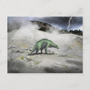 Cartão Postal Wuerhosaurus Dinossaur