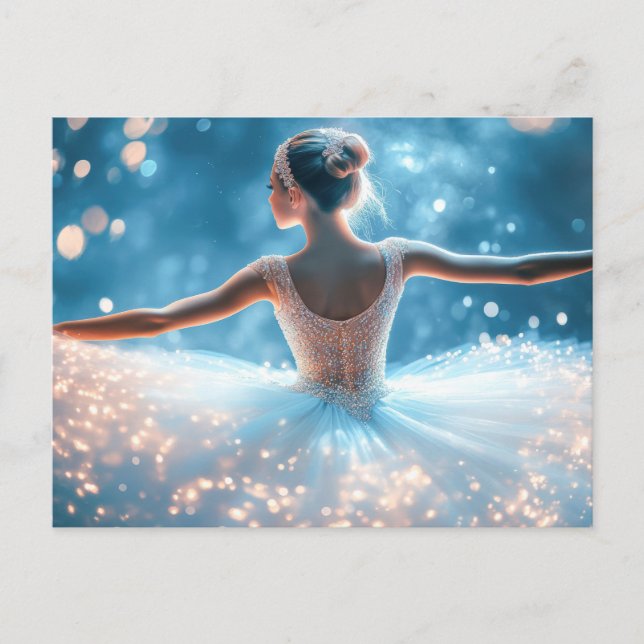 Cartão Postal Wunderschöne Ballerina im Tutu  (Frente)