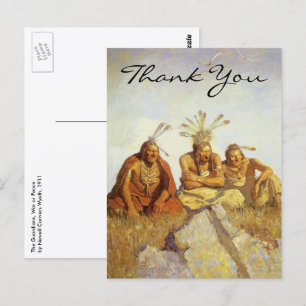 Cartão Postal Wyeth's The Guardians