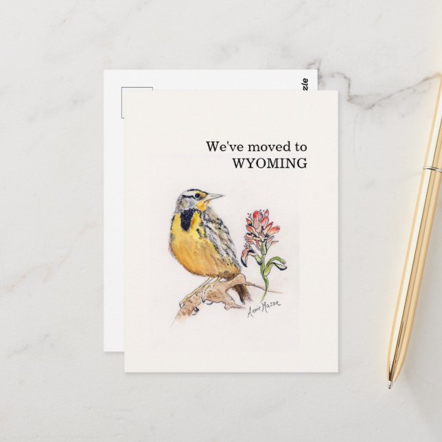 Cartão Postal Wyoming (Frente/Verso In Situ)