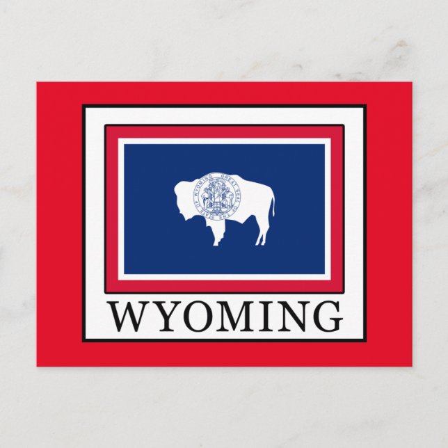 Cartão Postal Wyoming (Frente)