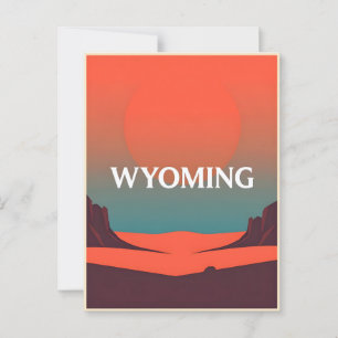 Cartão postal Wyoming