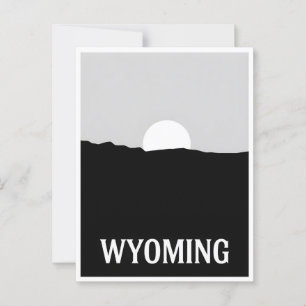 Cartão postal Wyoming