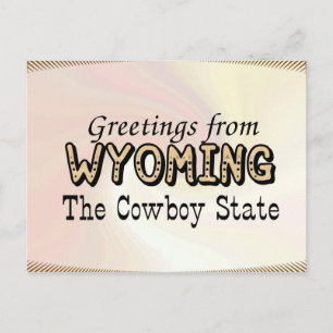 Cartão Postal Wyoming