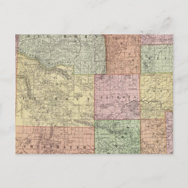 Cartão Postal Wyoming 3 (Frente)