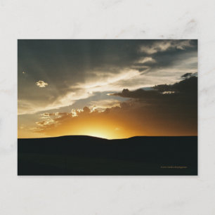 Cartão Postal Wyoming Sunset Postcard