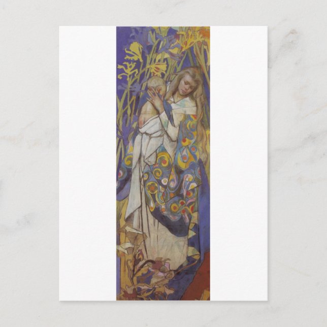 Cartão Postal Wyspianski, Caritas (Madonna e Child), 1904 (1) (Frente)