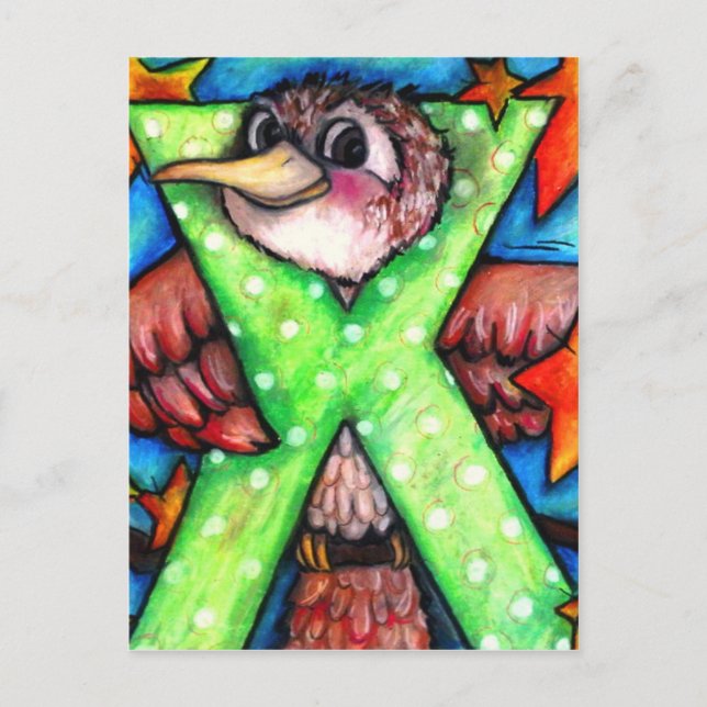 Cartão Postal X é para Xenops (Frente)