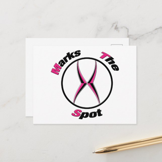 Cartão Postal X marca o ponto (Frente/Verso In Situ)