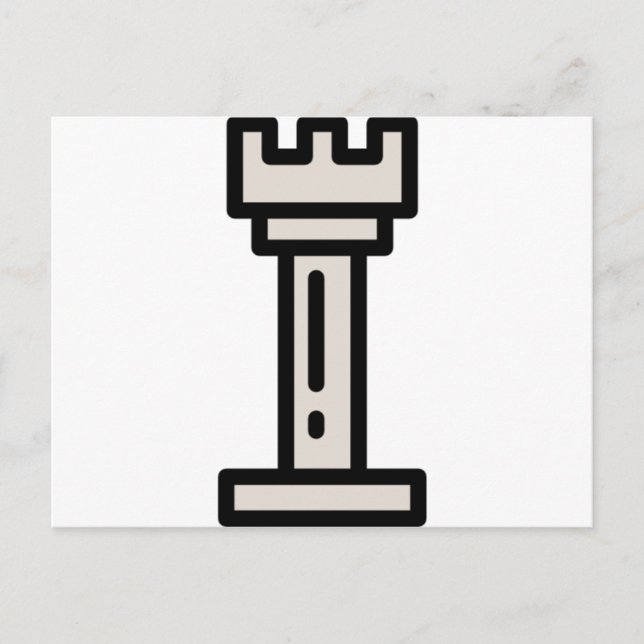 Cartão Postal xadrez (Frente)