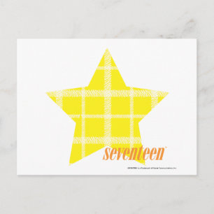 Cartão Postal Xadrez Amarelo 4