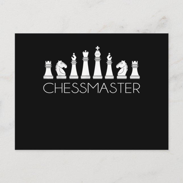 Cartão Postal Xadrez - Chessmaster (Frente)