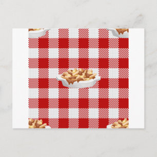 Cartão Postal xadrez poutine
