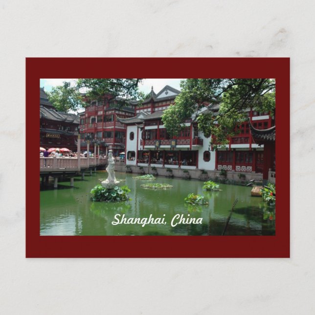 Cartão Postal Xangai, China (Frente)