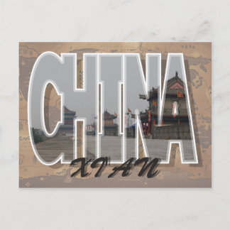 Cartão Postal Xi'an, Cartão-postal da China
