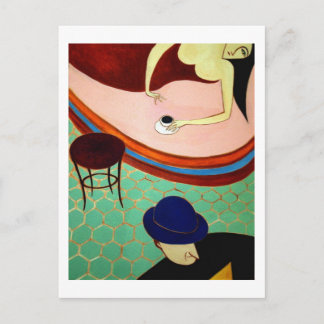 Cartão Postal Xícara de café