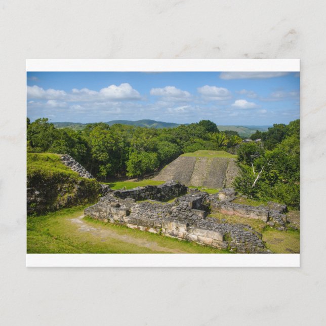 Cartão Postal Xunantunich Mayan Ruin em Belize (Frente)