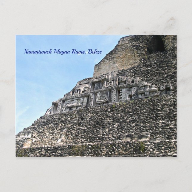 Cartão Postal Xunantunich Mayan Ruins, Belize Cartão-Postal (Frente)