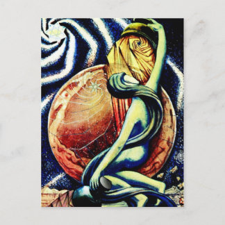 Cartão Postal XVII O PostCard de tarô estelar