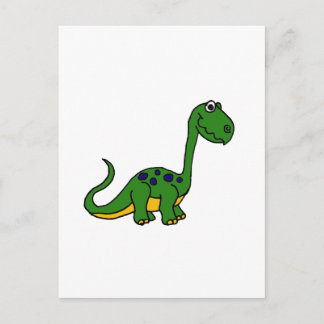 Cartão Postal XX - Cartoon de Dinossauro Gato Adorável