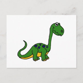 Cartão Postal XX - Cartoon de Dinossauro Gato Adorável