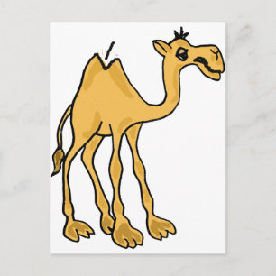 Cartão Postal XX - Cartoon Engraçado Camel