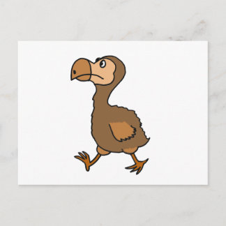 Cartão Postal XX- Design de pássaro dodo Hilariante