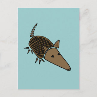 Cartão Postal XX - Funky Armadillo Art