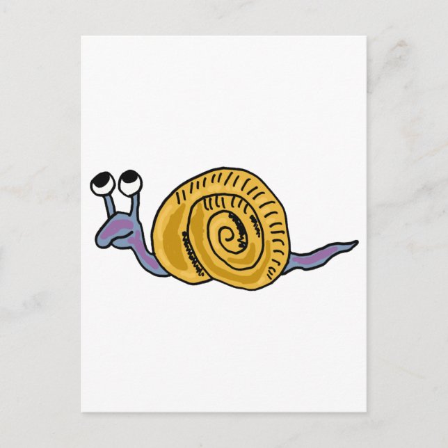 Cartão Postal XX- Funky Snail (Frente)