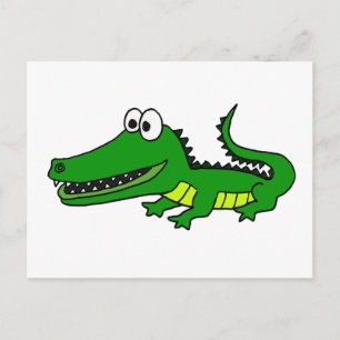 Cartão Postal XX - Funny Funky Gator
