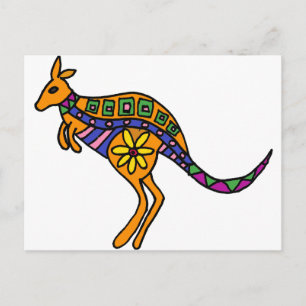 Cartão Postal XX- Kangaroo Art