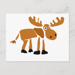Cartão Postal XX- Moose de Arte Primitiva