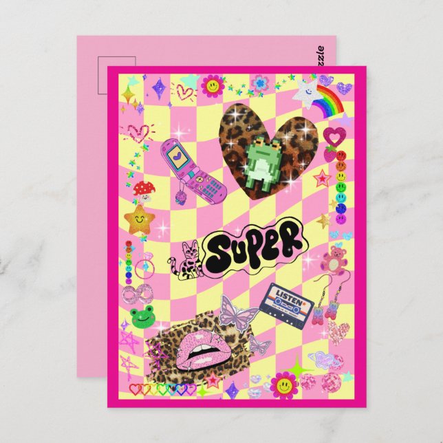 CARTÃO POSTAL Y2Kかわいい♡ (Frente/Verso)