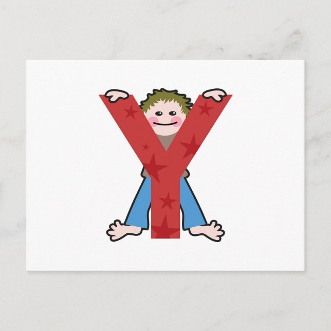 Cartão Postal Y é para... (Frente)