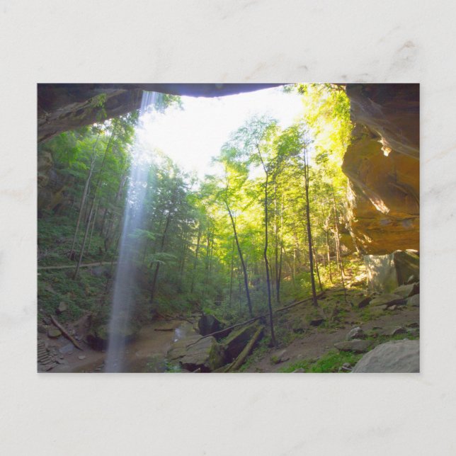 Cartão Postal Yahoo Falls, Kentucky (Frente)