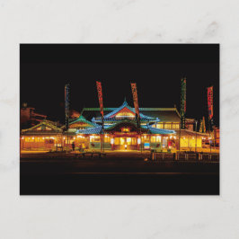 Cartão Postal "Yamaga Onsen in Kumamoto"（山鹿温泉・熊本）日本　夜景　風景