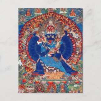 Cartão Postal Yamantaka Vajrabhairava divindade budista tibetana