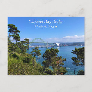 Cartão Postal Yaquina Bay Bridge, Newport, Oregon