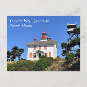 Cartão Postal Yaquina Bay Lighthouse, Newport, Oregon