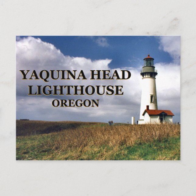 Cartão Postal Yaquina Head Lighthouse, Oregon Postcard (Frente)
