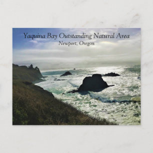 Cartão Postal Yaquina Head Outdoor Natural Area, Posto Oregon