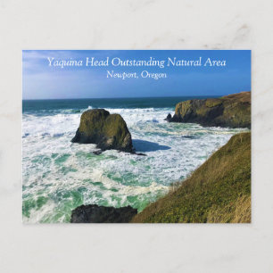 Cartão Postal Yaquina Head Outdoor Natural Area, Posto Oregon
