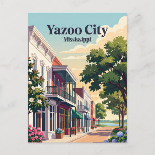 Cartão Postal Yazoo City, Mississippi