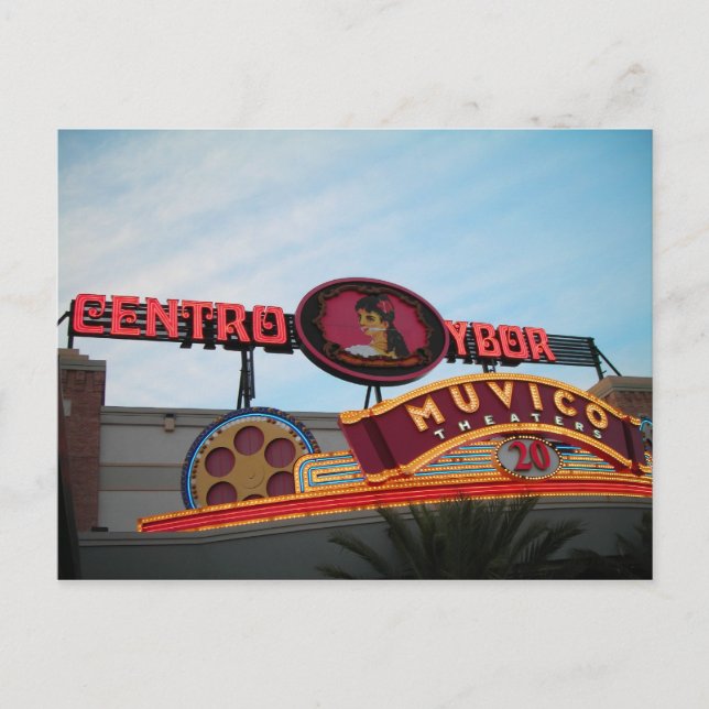 Cartão Postal Ybor City, Florida (Frente)