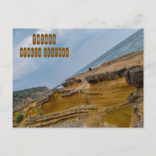 Cartão Postal Yehliu Geopark em Taiwan