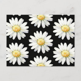 Cartão Postal Yellow Dotted Daisy's
