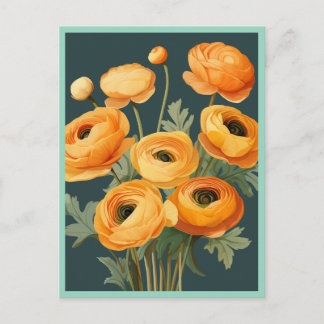 CARTÃO POSTAL YELLOW FLOWERS #2