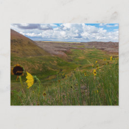 Cartão Postal Yellow Mounds Overlook, Badlands NP, Dakota do Sul